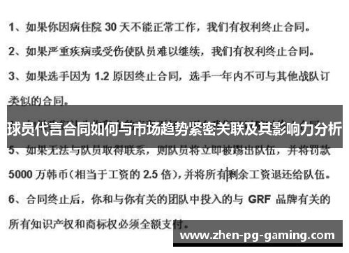 球员代言合同如何与市场趋势紧密关联及其影响力分析